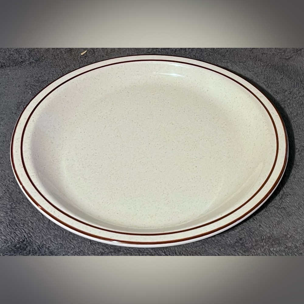 Vintage Buffalo Pottery 111C Speckled Oval Restaurant Ware Serving Platter.